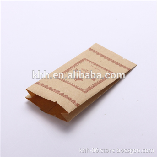 printed brown kraft paper bag for tea